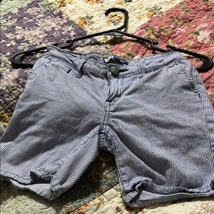 Levi's Kids Striped Shorts - Black and White